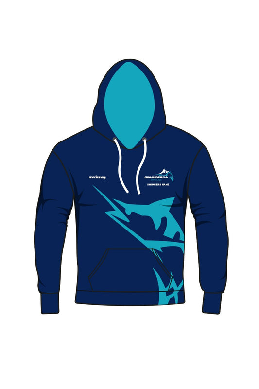 Ginninderra Swim Club Adult Unisex Pullover Performance Hoodie