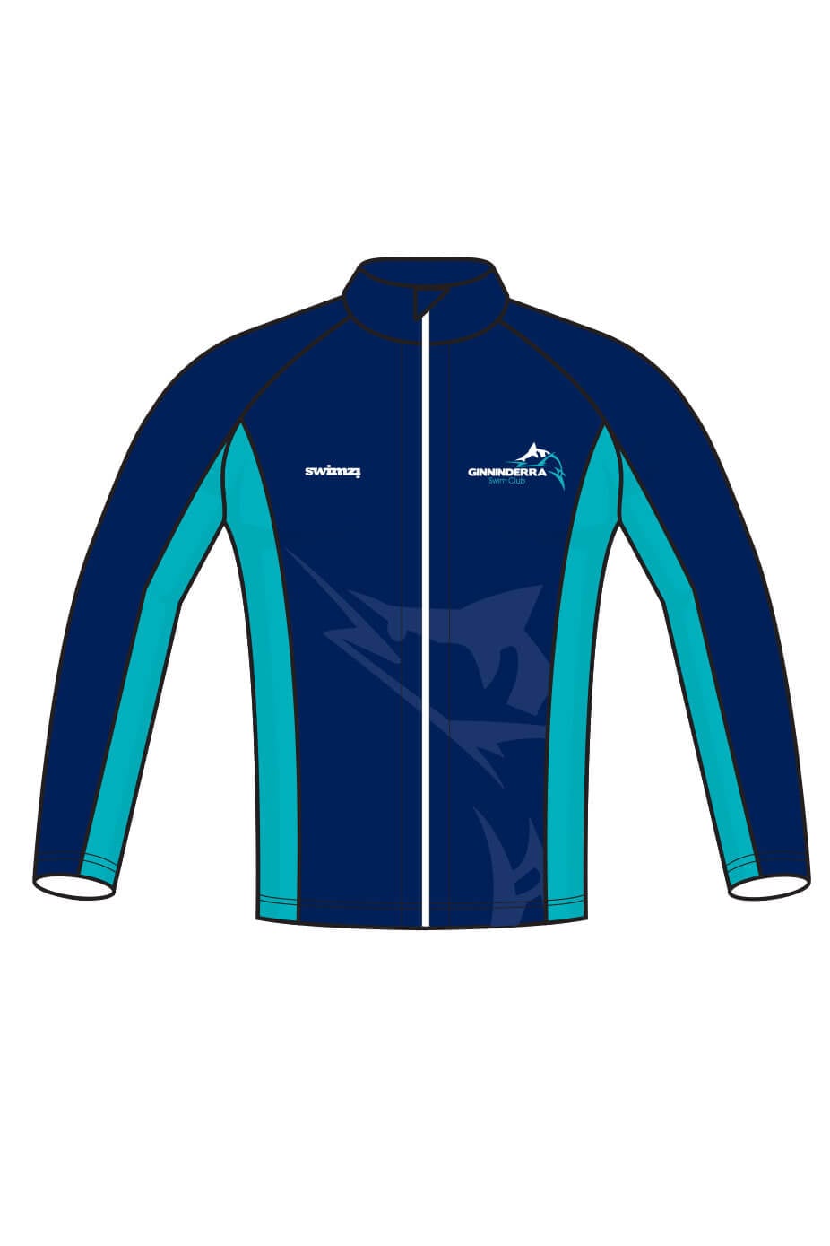 Ginninderra Swim Club Kids Unisex Tracksuit Top
