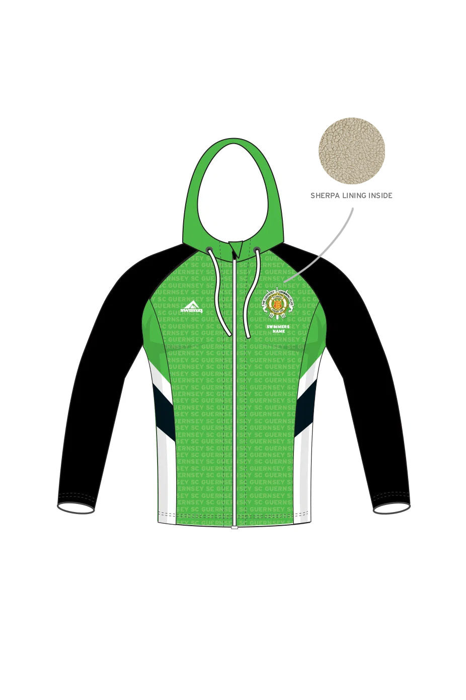 Guernsey SC Kids Unisex Winter Zipped Performance Hoodie