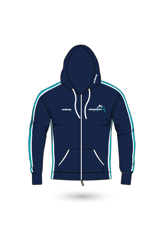 Ginninderra Swim Club Adult Unisex Sweat Zipped Hoodie