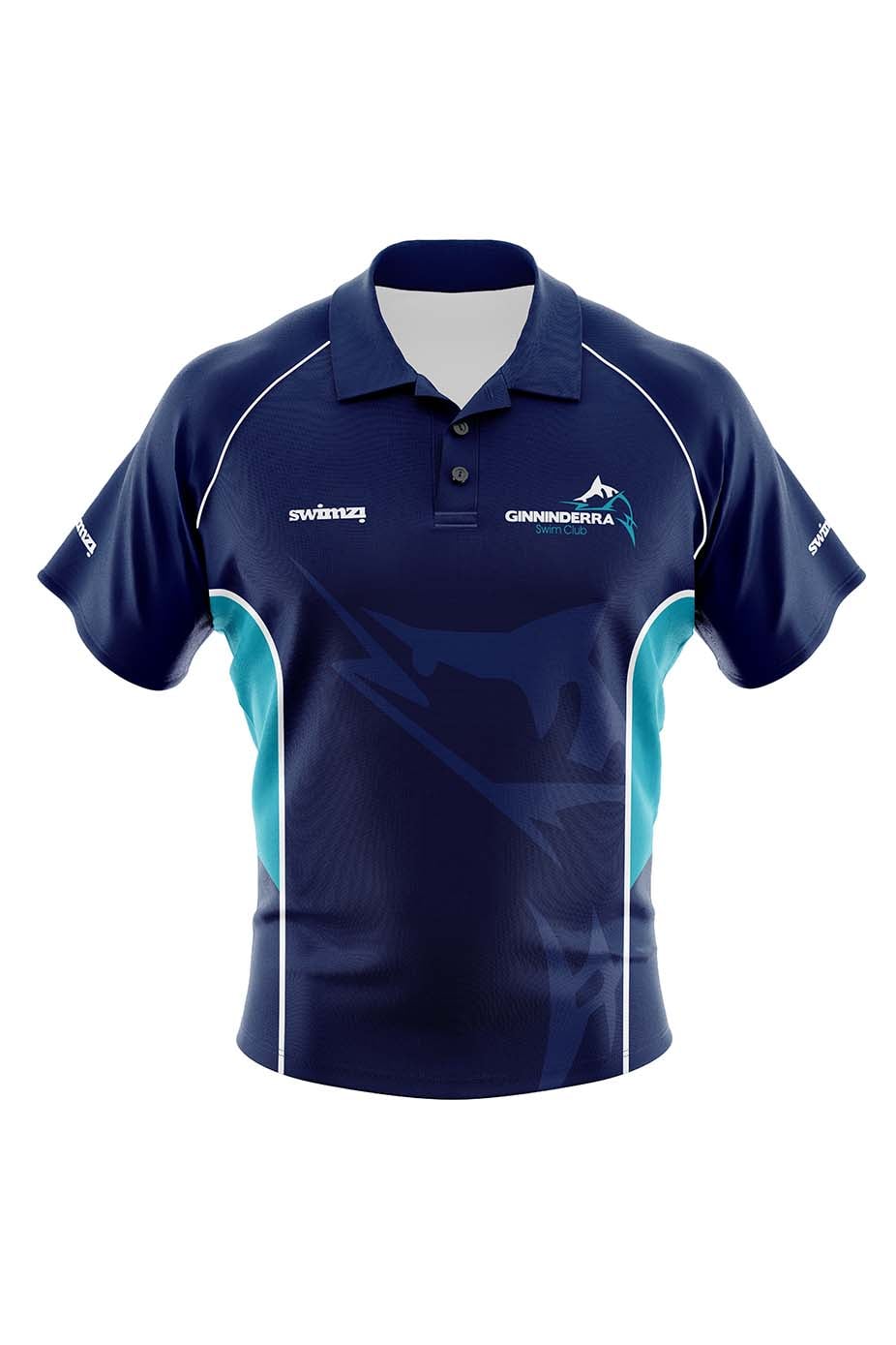 Ginninderra Swim Club Kids Unisex Club Shirt - Polo Neck
