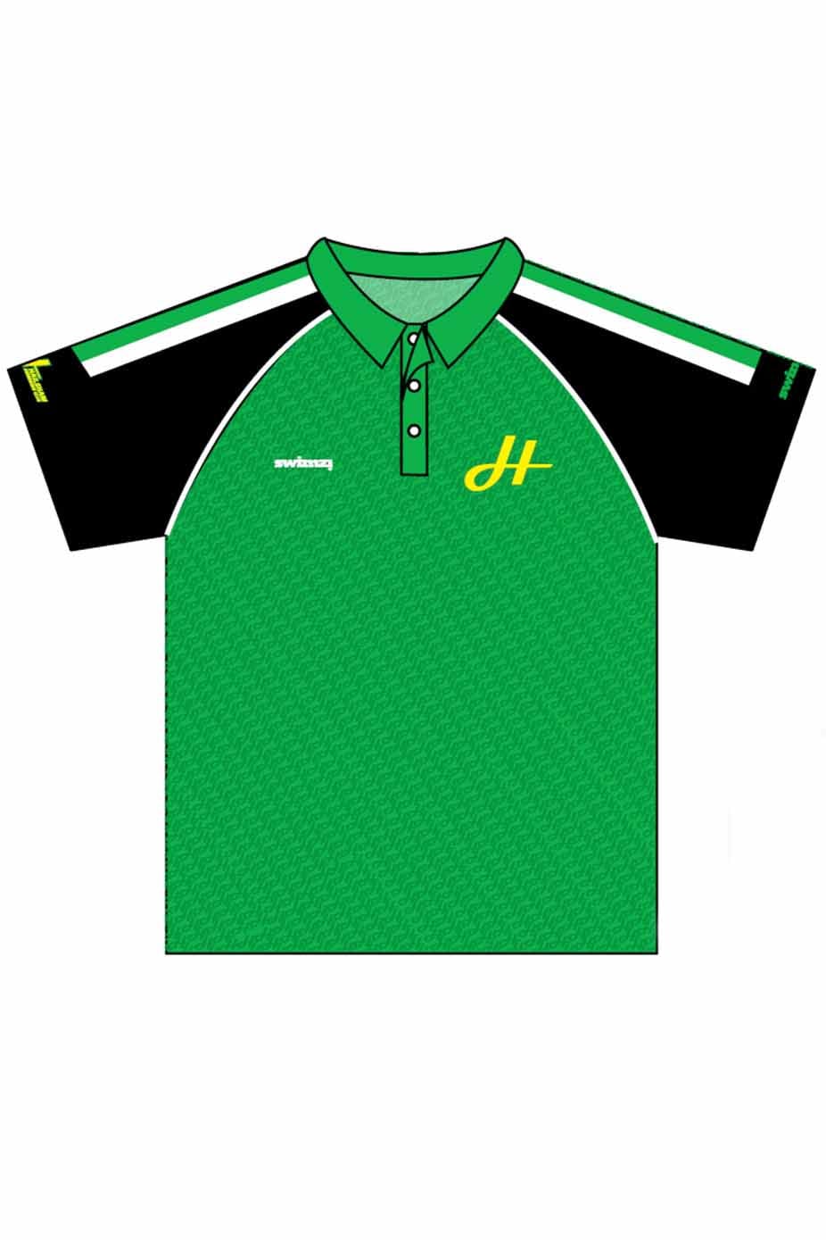 Hailsham SC Kids Unisex Polyester Club Shirt - Polo Neck