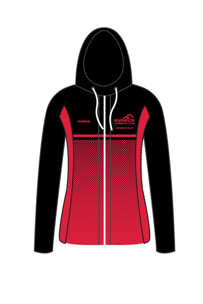 Harwich, Dovercourt & Parkeston Swimming Club Kids Female Zipped Performance Hoodie