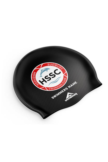 Hadleigh & Sudbury SC Unisex Club Swim Cap - Silicone Suede