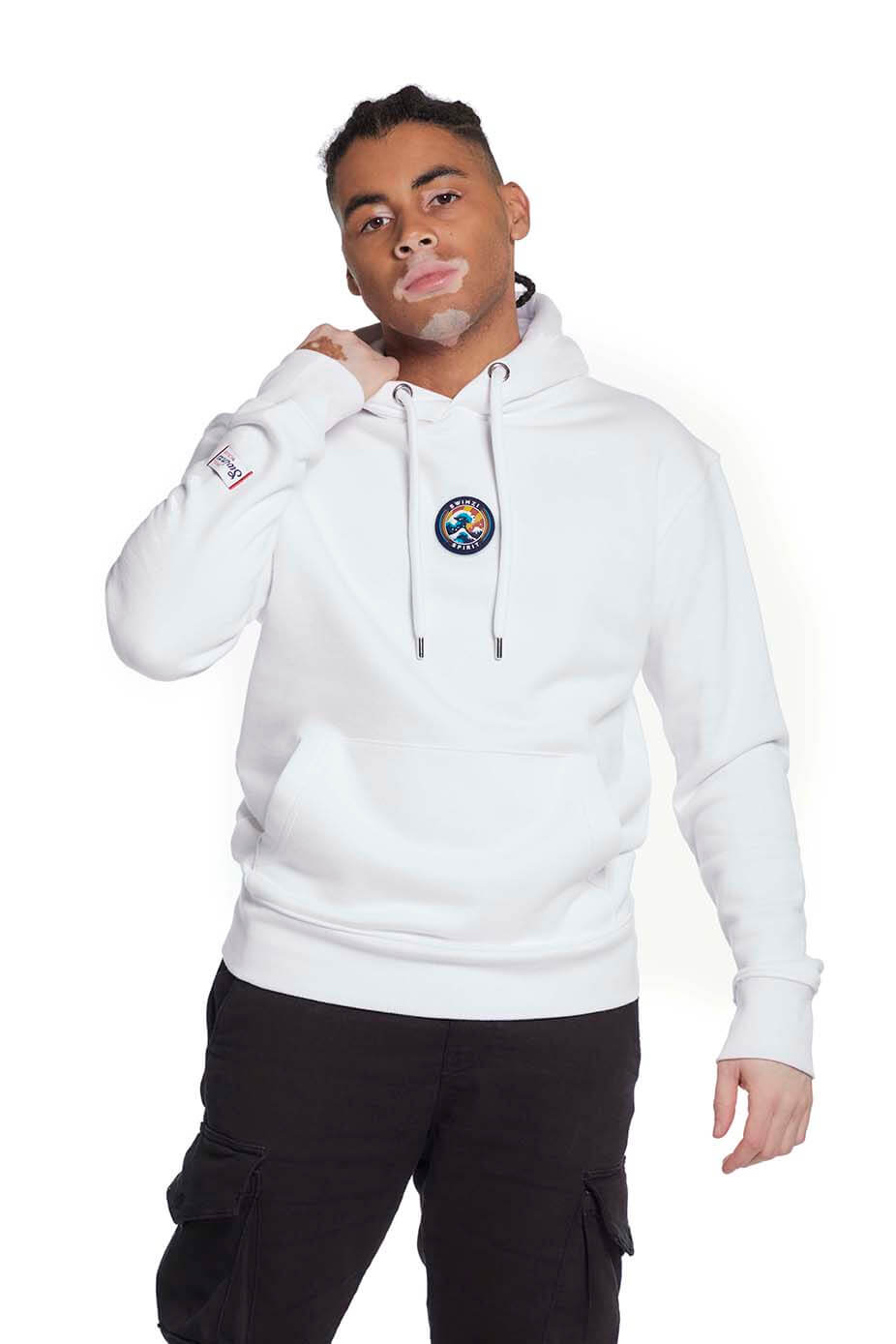 Swimzi Spirit White Pullover Hoodie