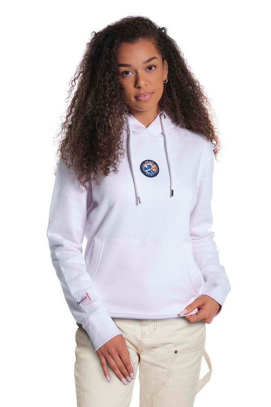 Swimzi Spirit White Pullover Hoodie