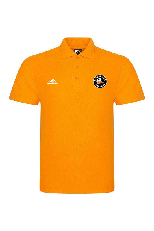 Inverclyde Masters SC Adult Unisex Cotton Polo Shirt - Orange