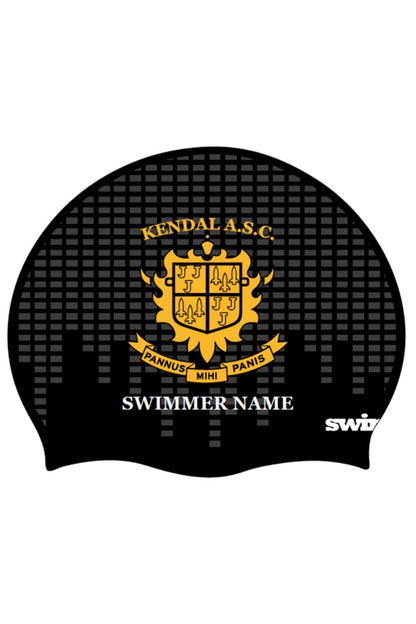 Kendal ASC Unisex Club Swim Cap - Silicone Suede