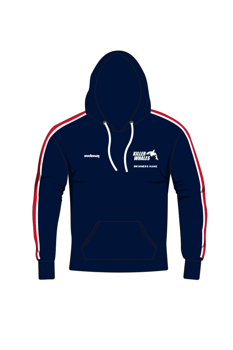Killerwhales SC Kids Unisex Pullover Performance Hoodie