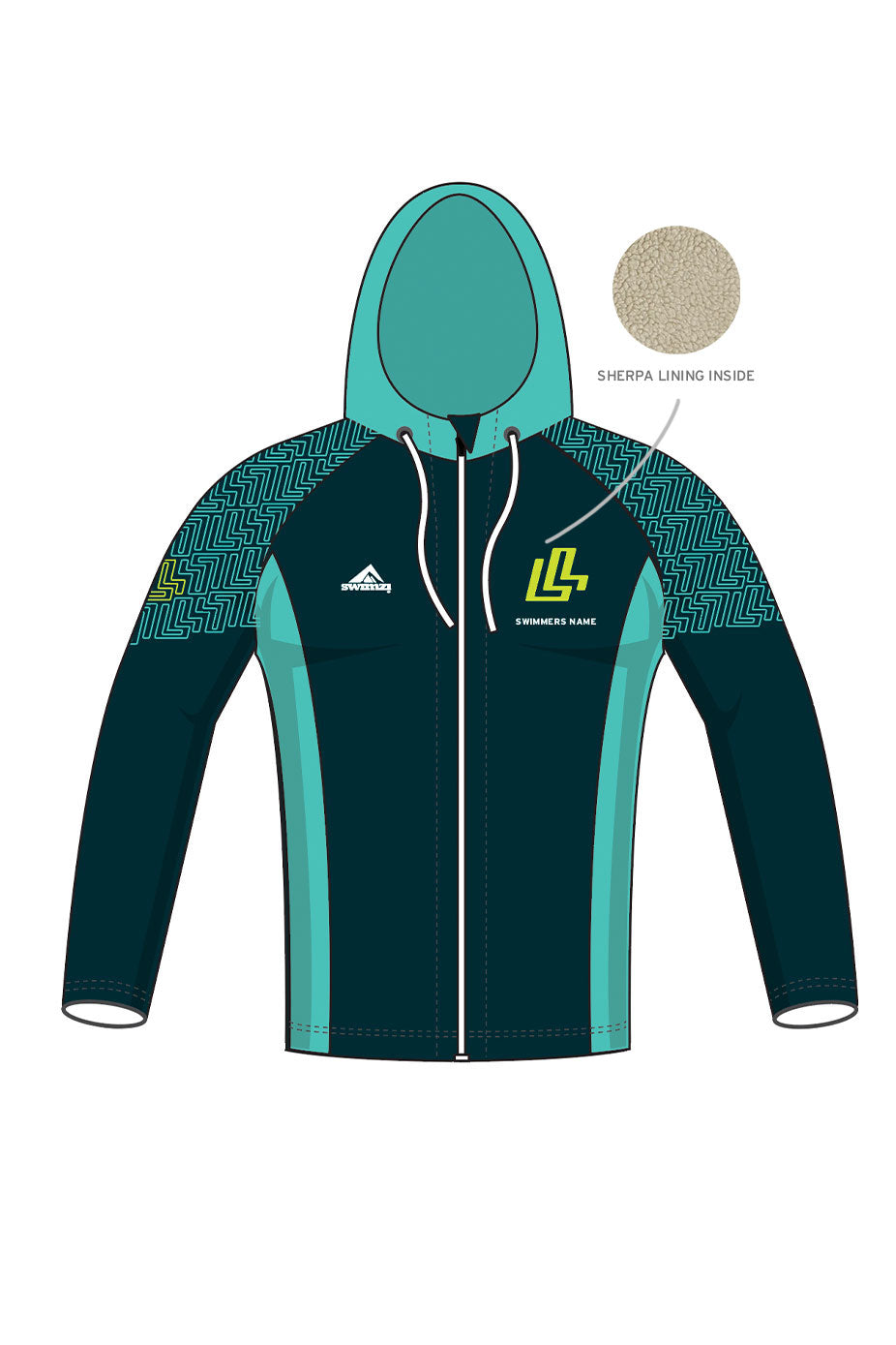 Leighton Linslade SC Kids Unisex Winter Zipped Performance Hoodie