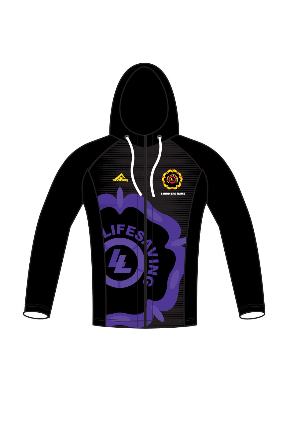 Leeds Lifesaving Kids Unisex Zipped Performance Hoodie