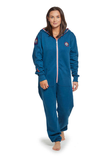 Ladies Swimzi Onesie in Moroccan Blue