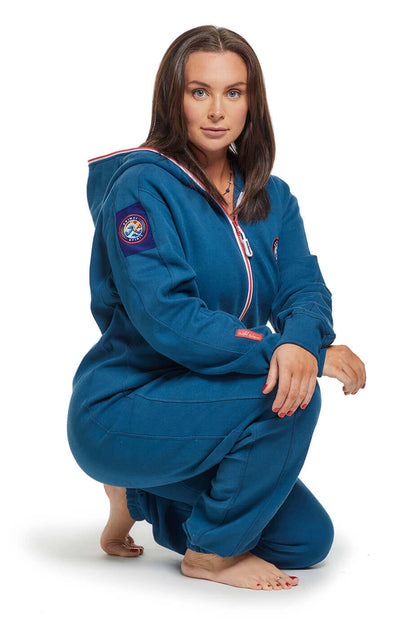 Ladies Swimzi Onesie in Moroccan Blue