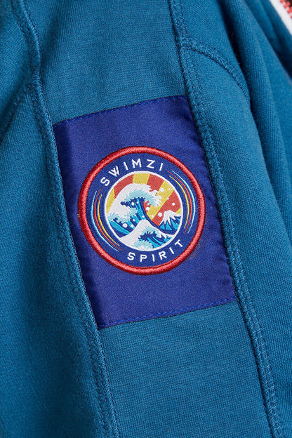 Ladies Swimzi Onesie in Moroccan Blue