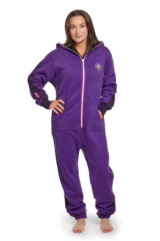Ladies Swimzi Onesie in Purple