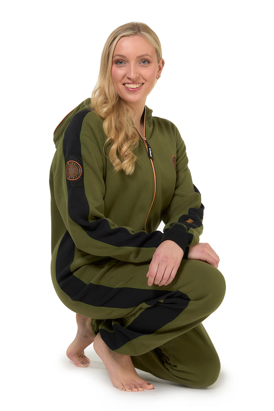 Ladies Combat Green Spirit Onesie