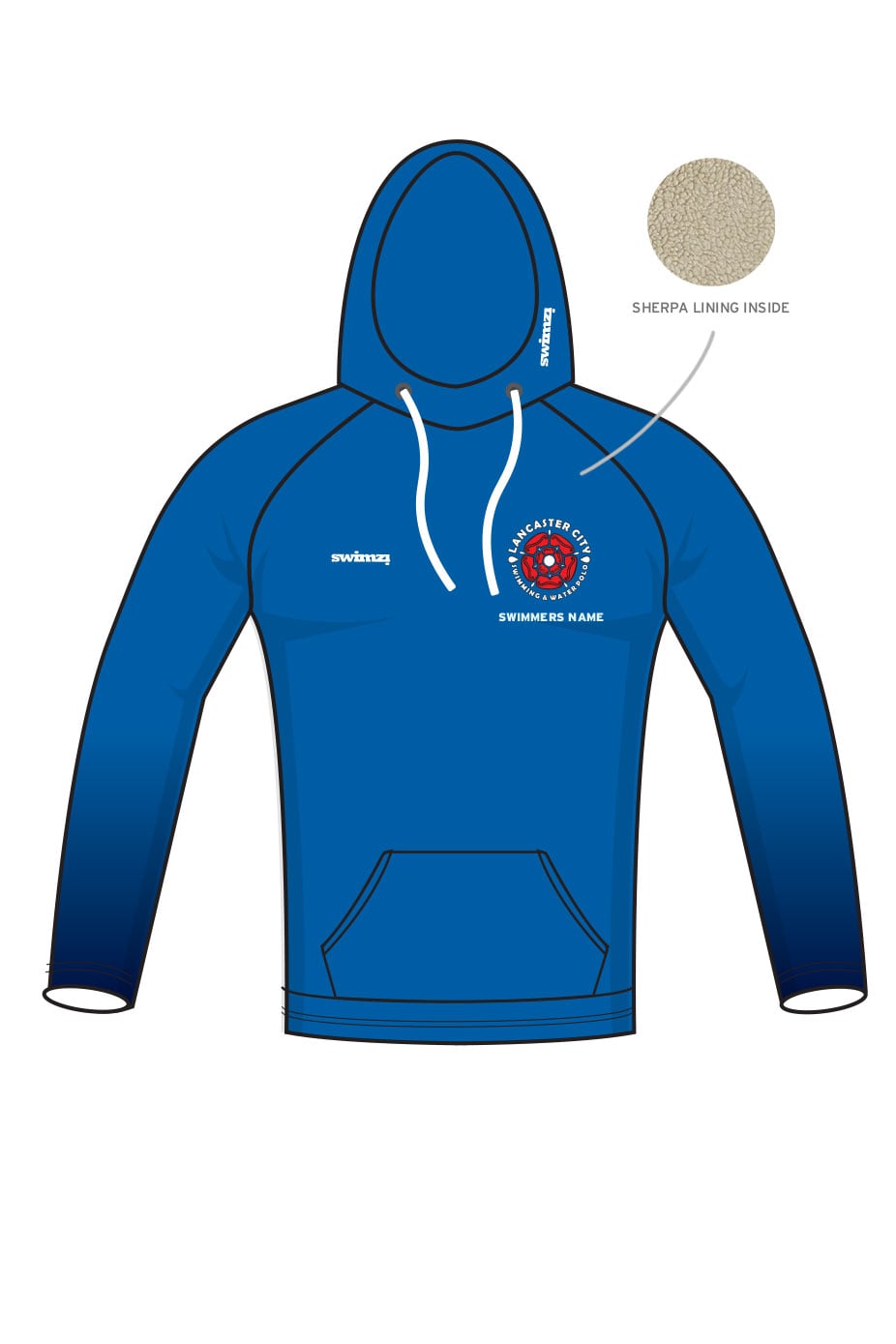 Lancaster City Swimming and Waterpolo Club Kids Unisex Winter Pullover Performance Hoodie