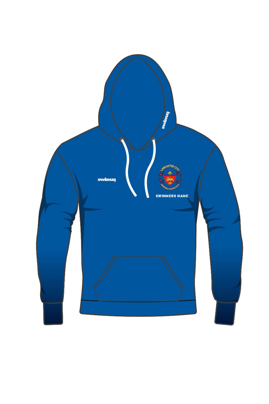 Lancaster City Swimming and Waterpolo Club Kids Unisex Water Polo Pullover Performance Hoodie