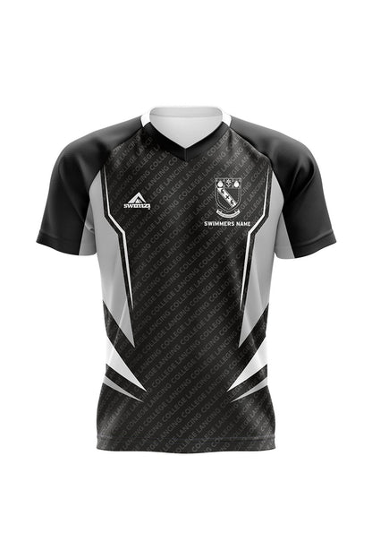 Schools Swimming Super League Kids Unisex Lancing College Club Shirt - V-Neck