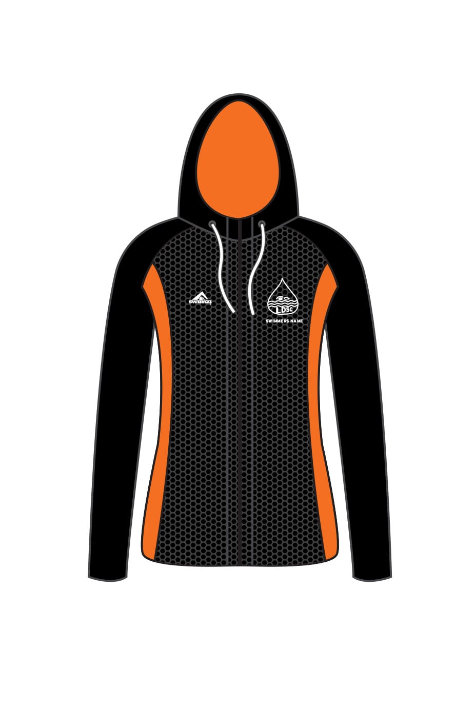 Leiston amp District SC Kids Female Zipped Performance Hoodie