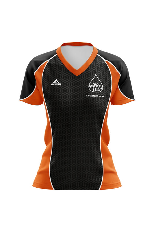 Leiston & District SC Adult Female Club Shirt - V-Neck