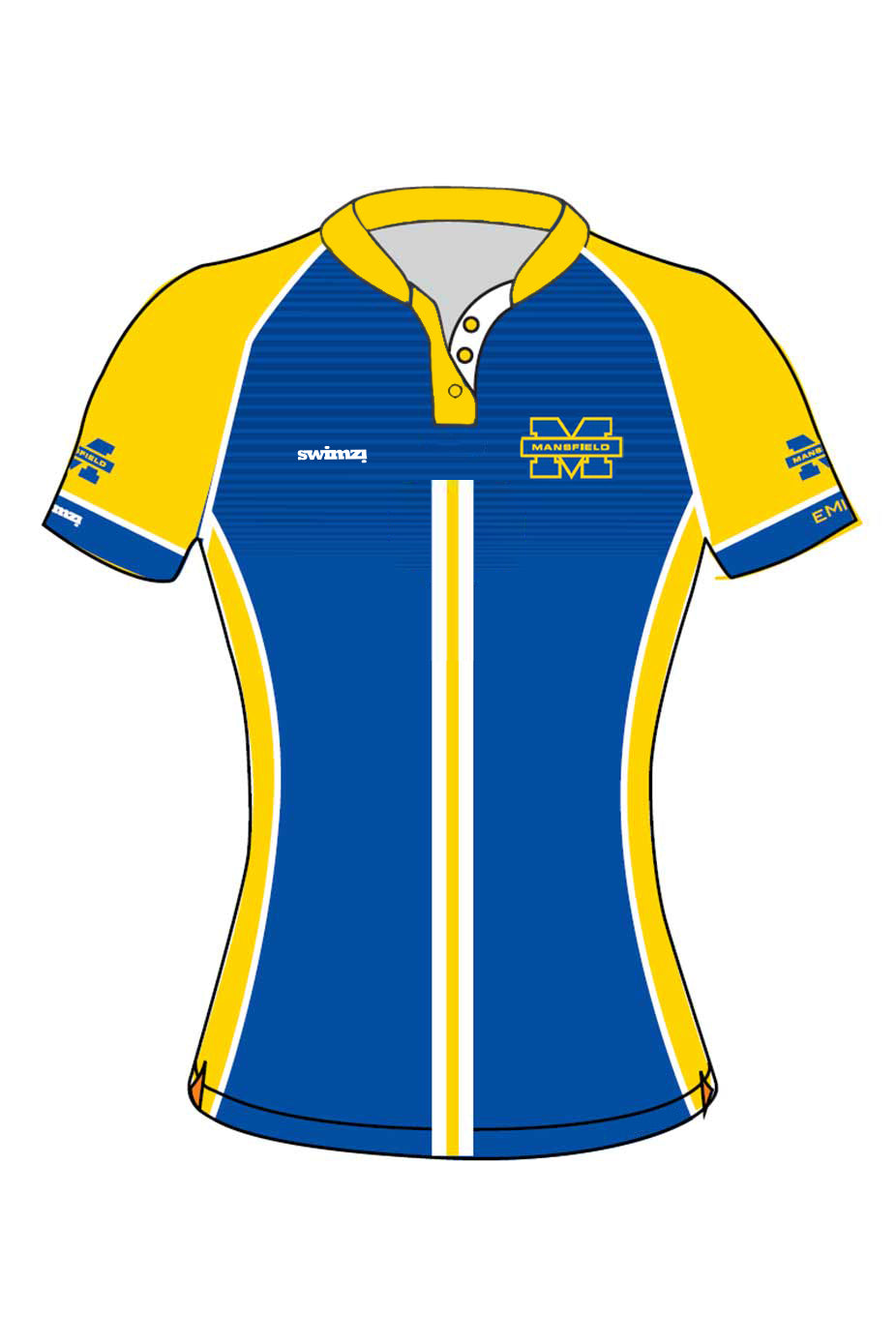 Mansfield SC Adult Female Polyester Club Shirt - Grandad