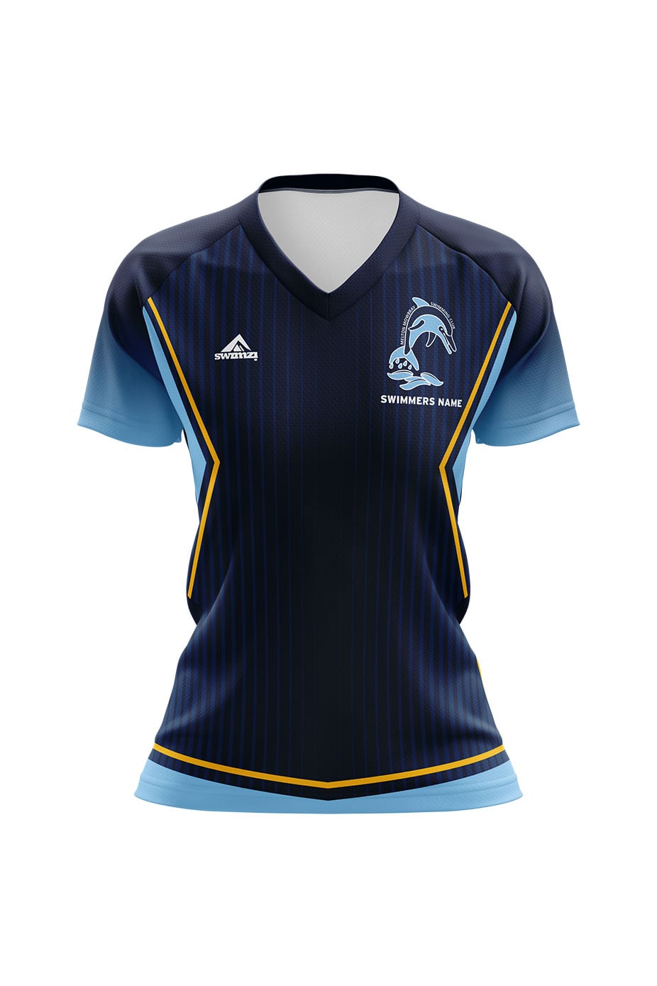 Melton Mowbray SC Kids Female Club Shirt - V-Neck