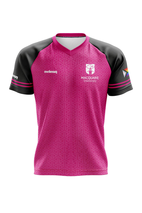 Macquarie University SC Adult Unisex Polyester Club Shirt - V-Neck