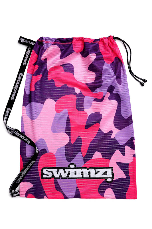 Pink Camo - Swim Mesh Bag