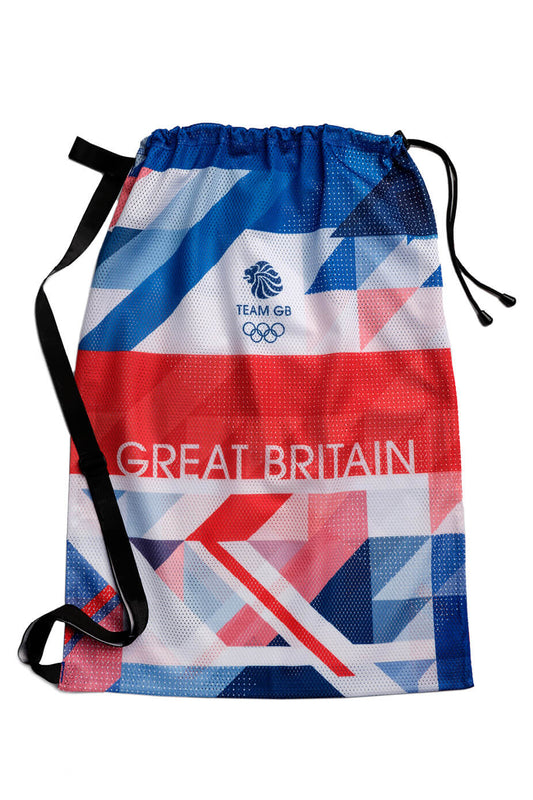 Official Team GB Merchandise - Swim Mesh Bag - Red, White, Blue