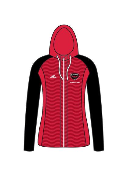 Nelson Bay Swim Club Kids Female Zipped Performance Hoodie