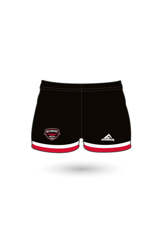 Nelson Bay Swim Club Kids Female Polyester Hotpants