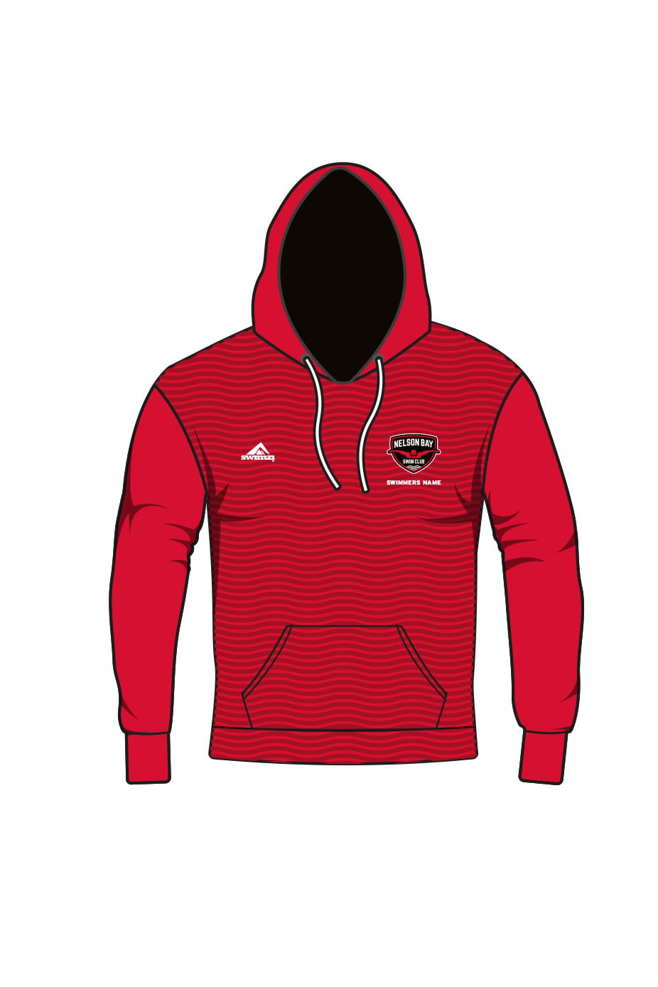 Nelson Bay Swim Club Kids Unisex Pullover Performance Hoodie
