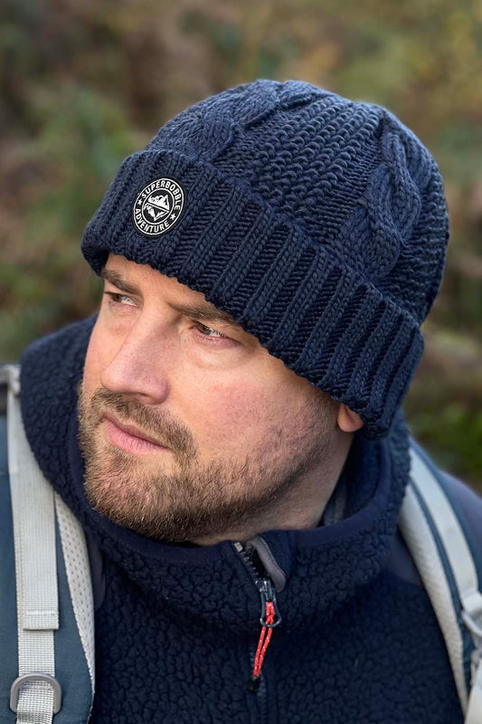 Fisherman's Deep Navy Beanie Hat