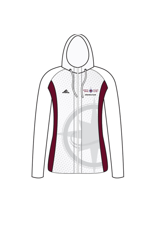North Coast Swim Club Adult Female Zipped Performance Hoodie