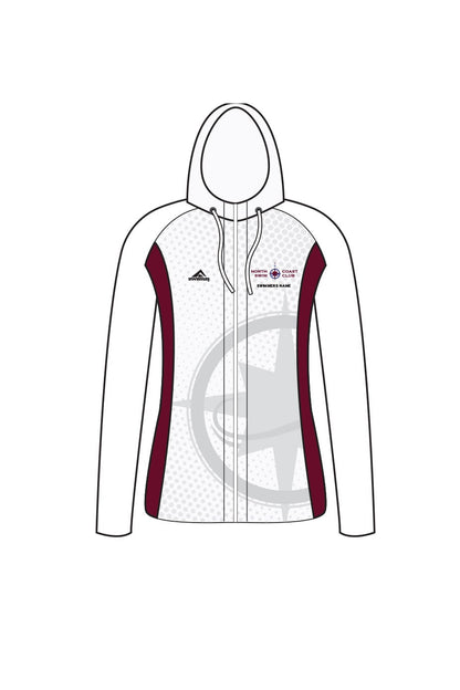 North Coast Swim Club Kids Female Zipped Performance Hoodie