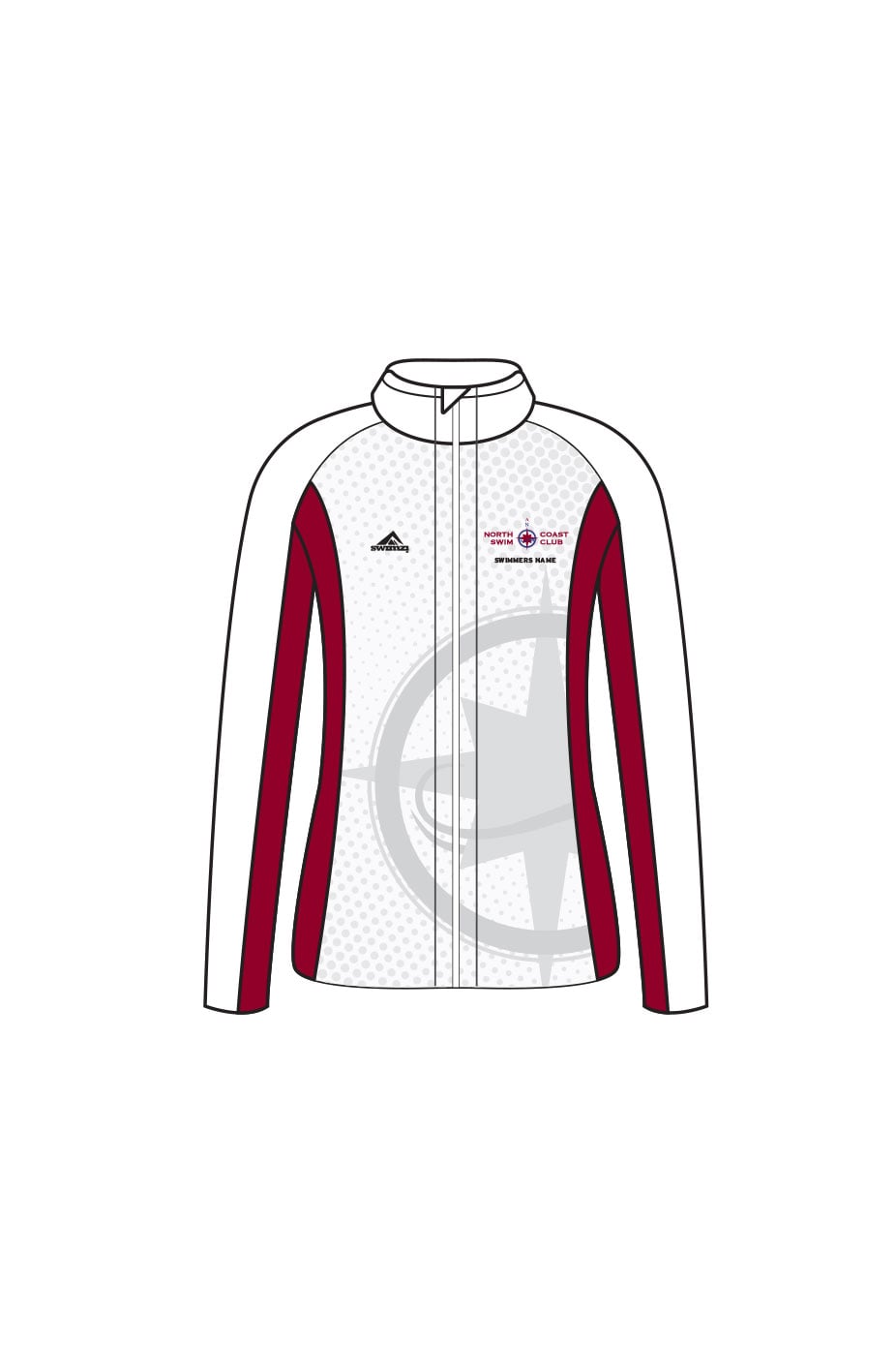 North Coast Swim Club Kids Female Tracksuit Top