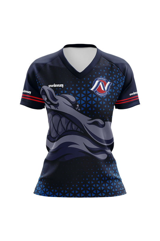 Northgate Swimming Club Kids Female Club Shirt - V-Neck