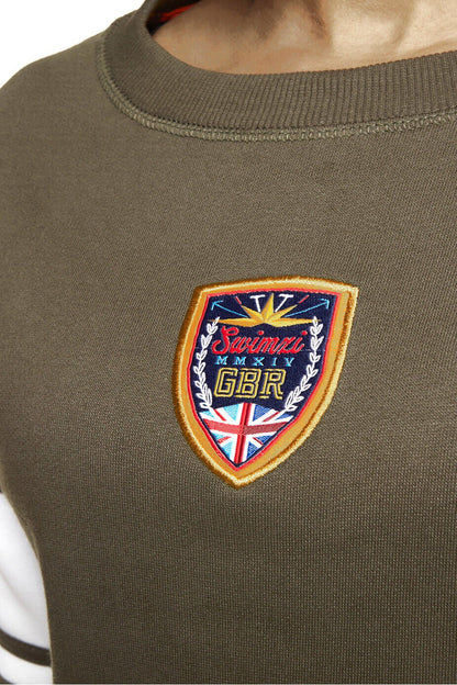 Kids Olive - Crop Jumper