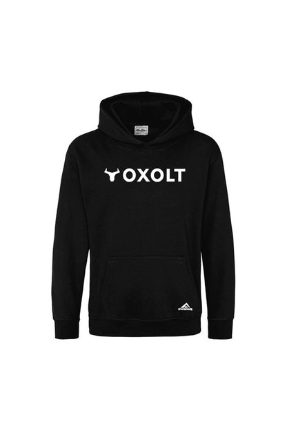 OXOLT Adult Unisex Cotton Pullover Hoodie - Black Option 2