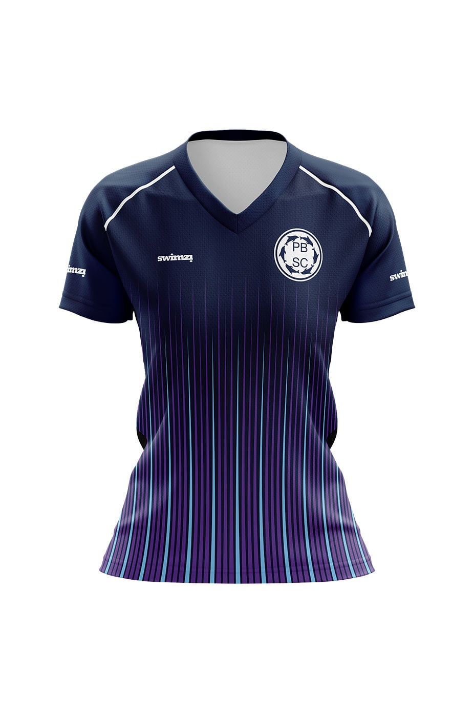Potters Bar SC Kids Female Polyester Club Shirt - V-Neck