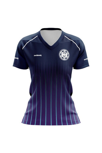 Potters Bar SC Kids Female Polyester Club Shirt - V-Neck