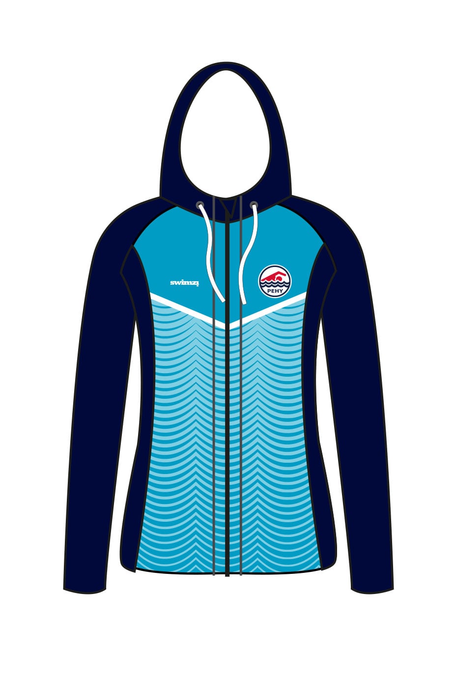 Penyrheol ASC Kids Female Zipped Performance Hoodie