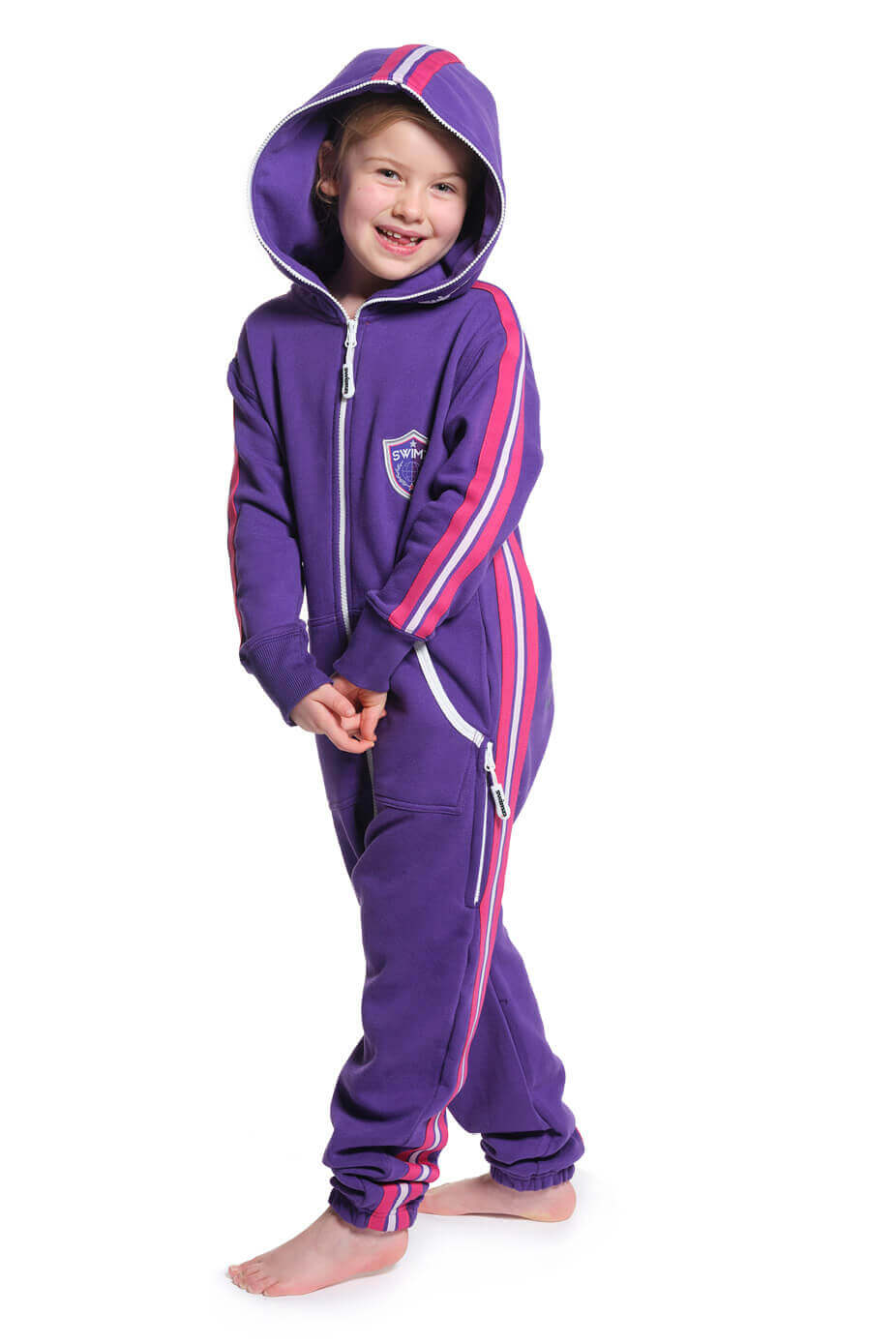 Kids Purple Star Swimzi Onesie