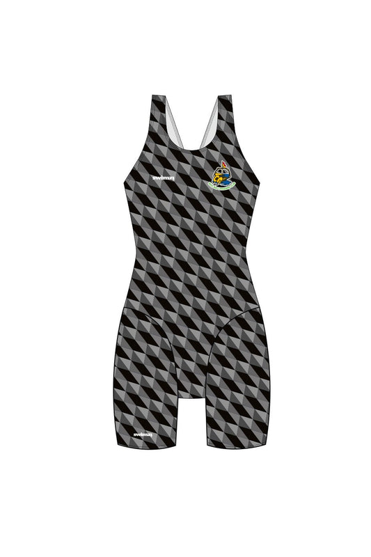 Rest Bay Lifeguards SC Adult Female Knee Suit - Black