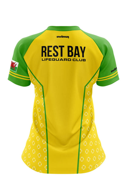 Rest Bay Lifeguards SC Kids Female Polyester Club Shirt - V-Neck