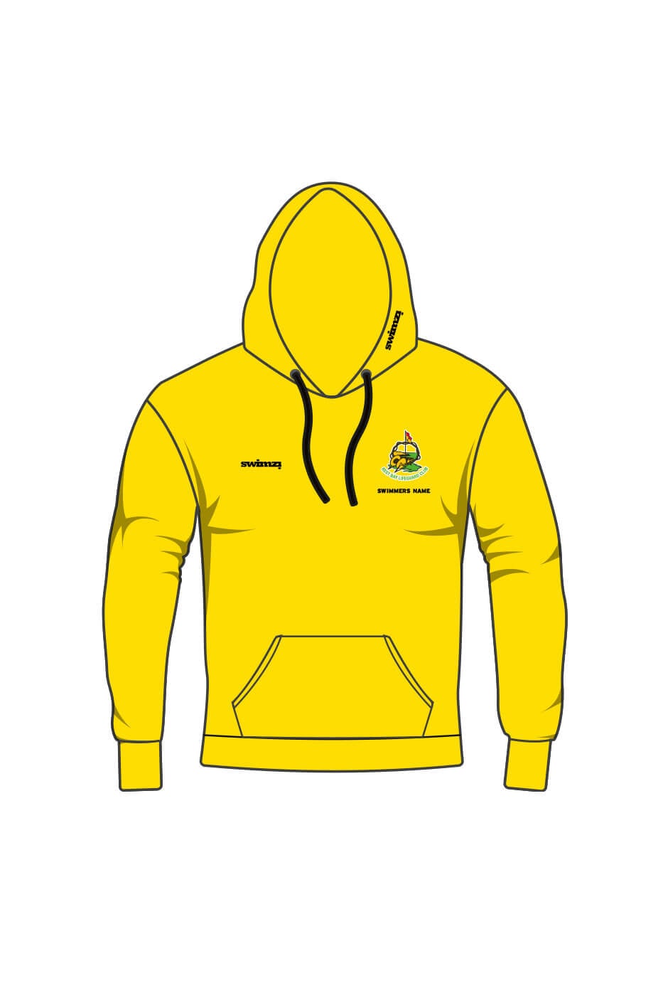Rest Bay Lifeguards SC Kids Unisex Pullover Performance Hoodie