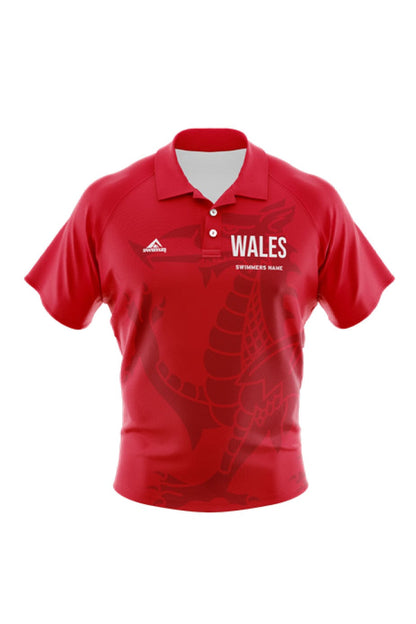 RLSS Wales Lifesaving Team Kids Unisex Club Shirt - Polo Neck
