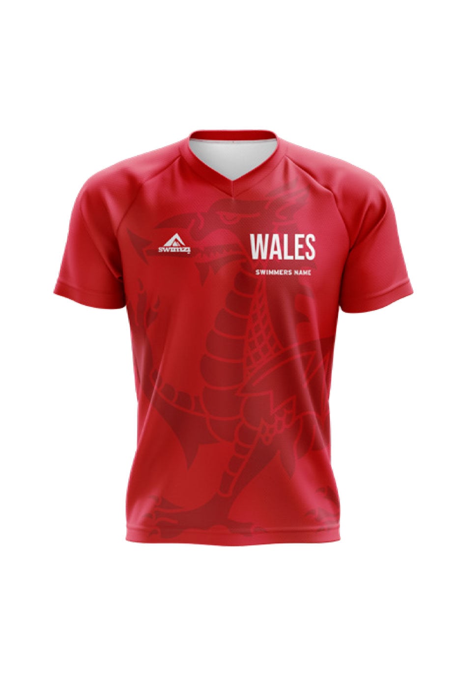 RLSS Wales Lifesaving Team Kids Unisex Club Shirt - V-Neck