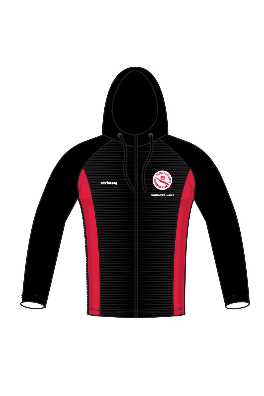 Redhill amp Reigate SC Kids Unisex Zipped Performance Hoodie